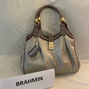 Brahmin Elisa Satchel Hobo Hand Bag